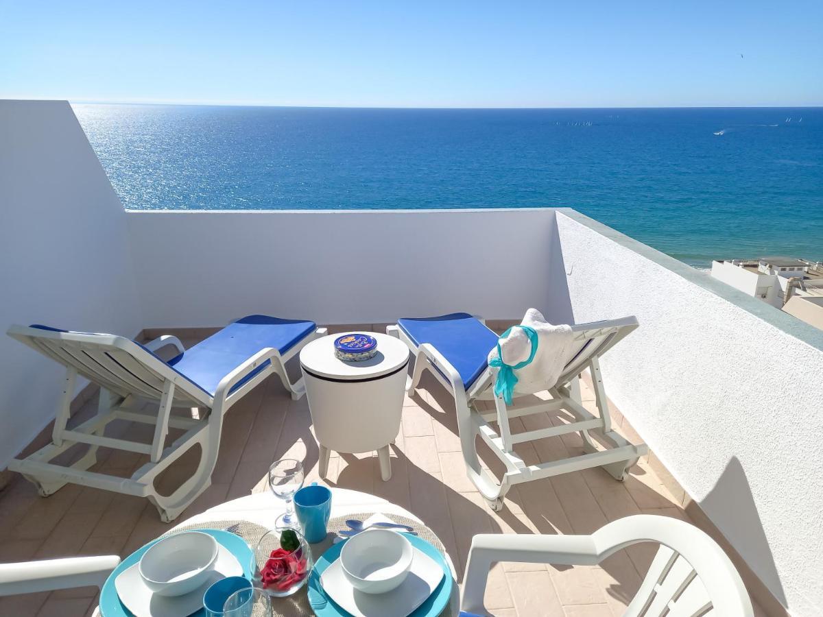Mira Atlantico 13- Terraco Com Vista Mar E Cidade, Wifi, 80Mt Praia Quarteira Eksteriør billede